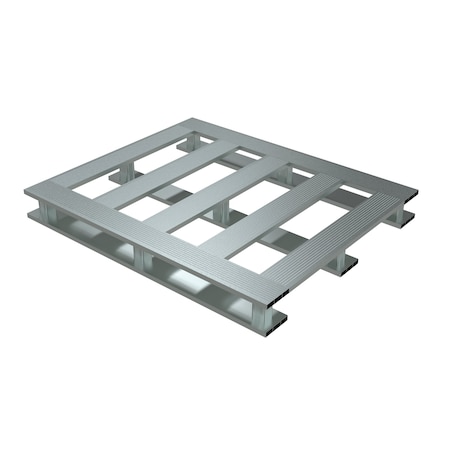 Vestil Aluminum Pallet, 47.875 in L, 40 in W, 5.0625 H AP-4048-SB